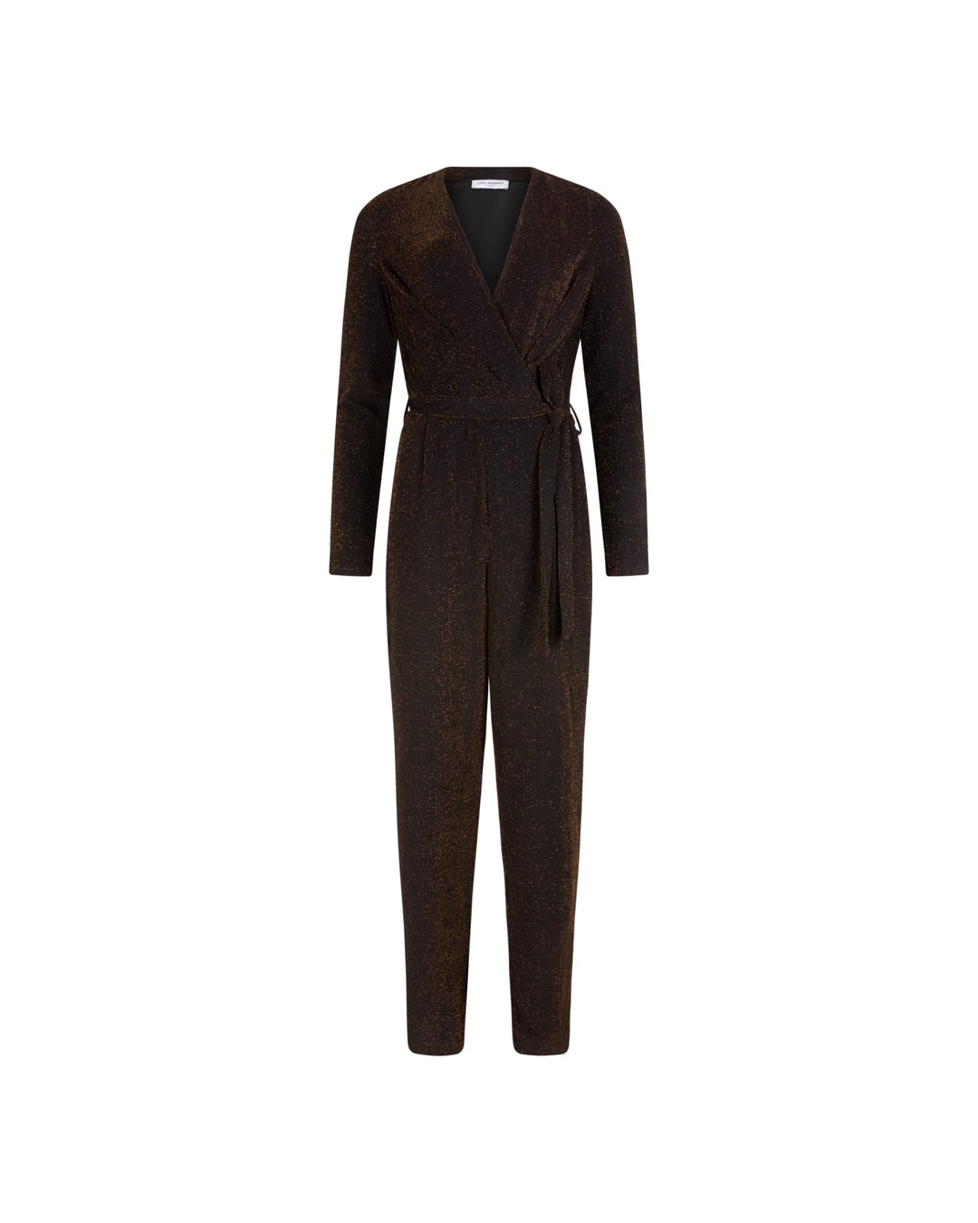 Lofty Manner Jumpsuit Mavis – dames jumpsuit bruin dessin