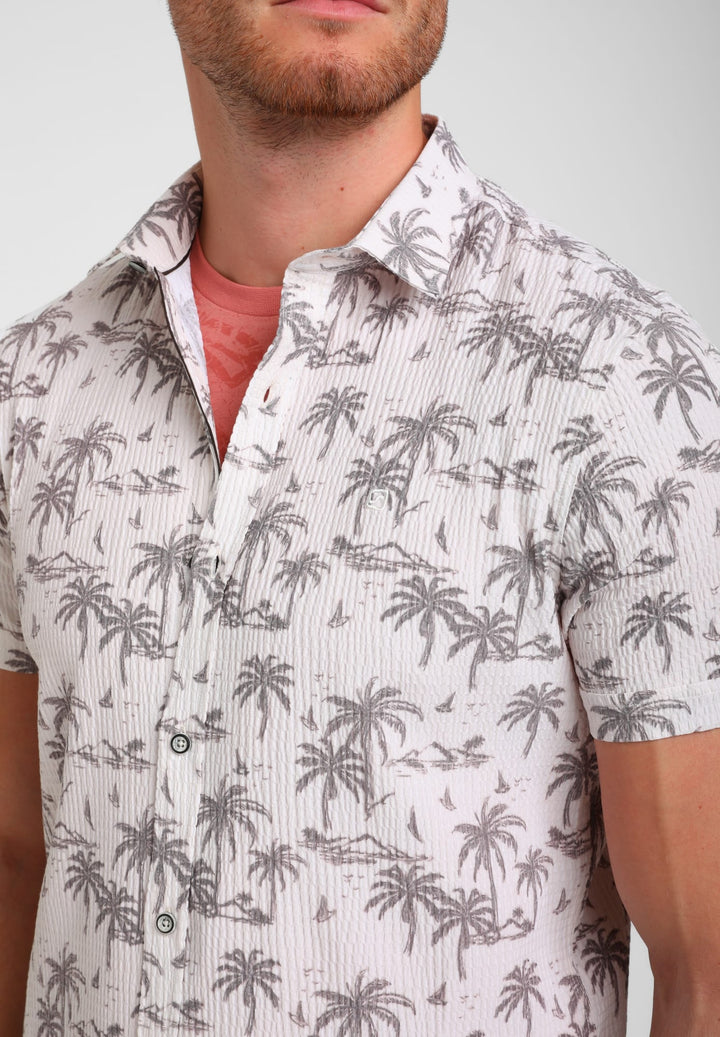 Gabbiano men polo k/m zand dessin – heren