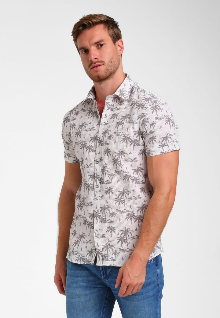 Gabbiano men polo k/m zand dessin – heren