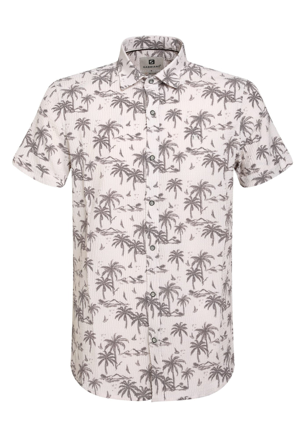 Gabbiano men polo k/m zand dessin – heren