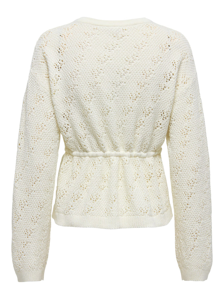 Only Elke vest gebreid dames - off-white