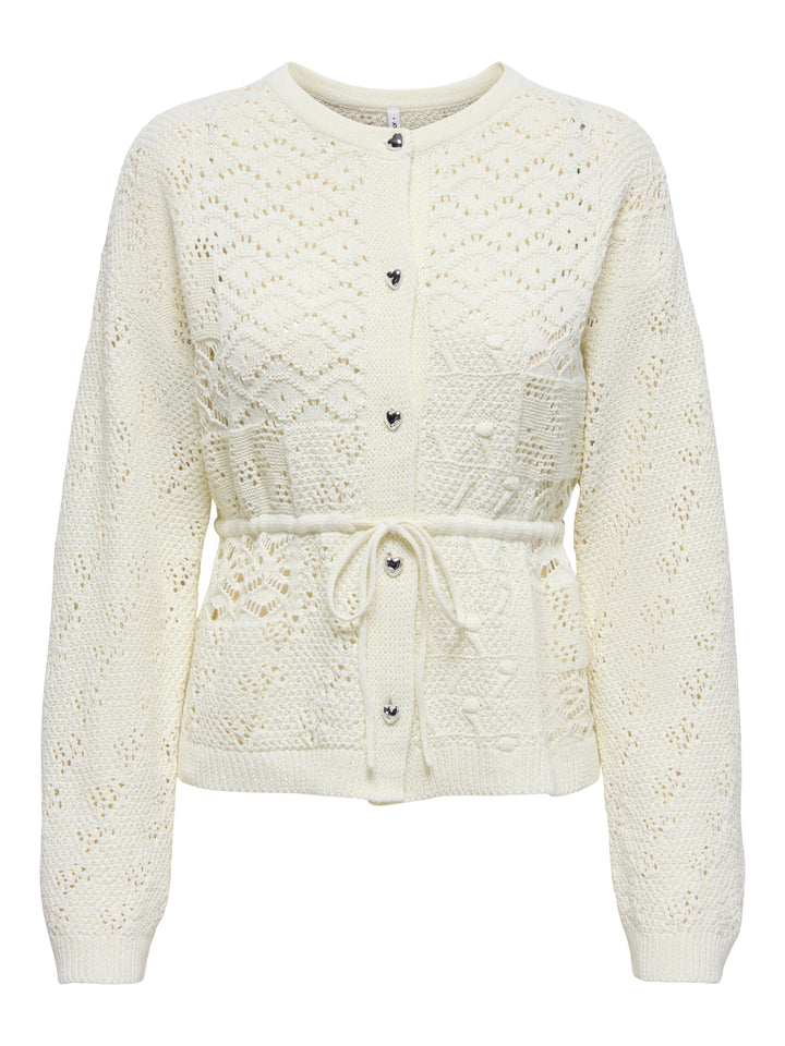 Only Elke vest gebreid dames - off-white