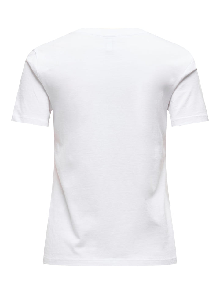Only T-shirt Ariya off-white – dames