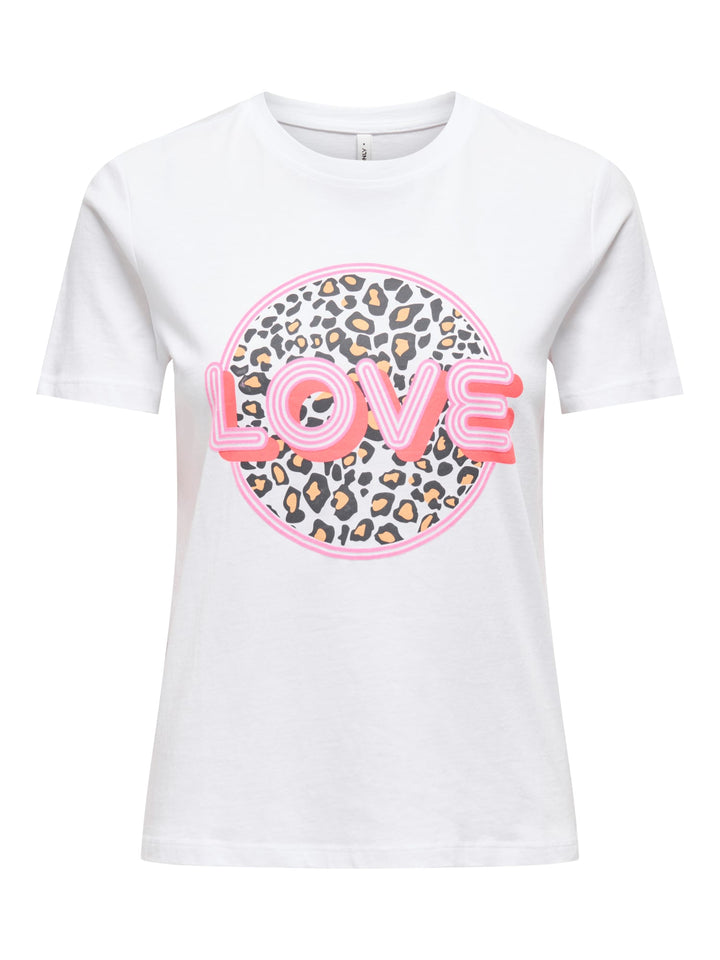 Only T-shirt Ariya off-white – dames