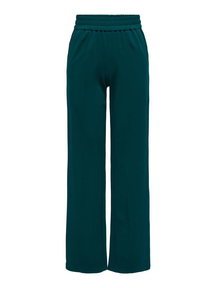 Only ONLPOPTRASH-SUKI MW PANT groen – lange broek dames - L32