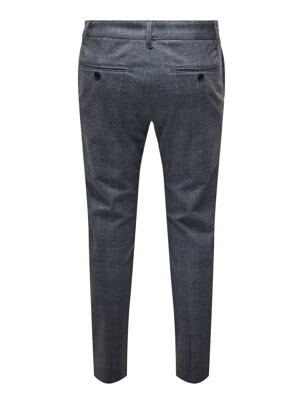 ONLY & SONS ONSMARK SLIM CHECK PANTS – heren - Grijs Dessin - L32