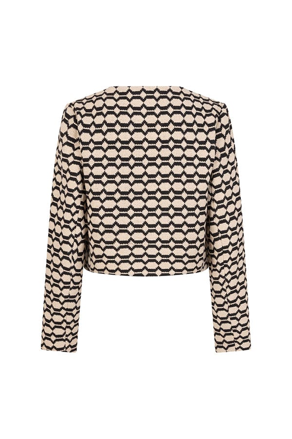 Lofty Manner Jacket Cleo - dames jack ecru dessin