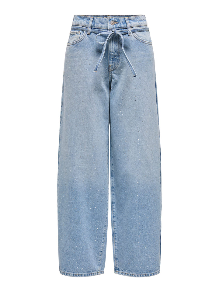 Only Gianna jeans regular-straight fit – dames - Blue Denim - L32
