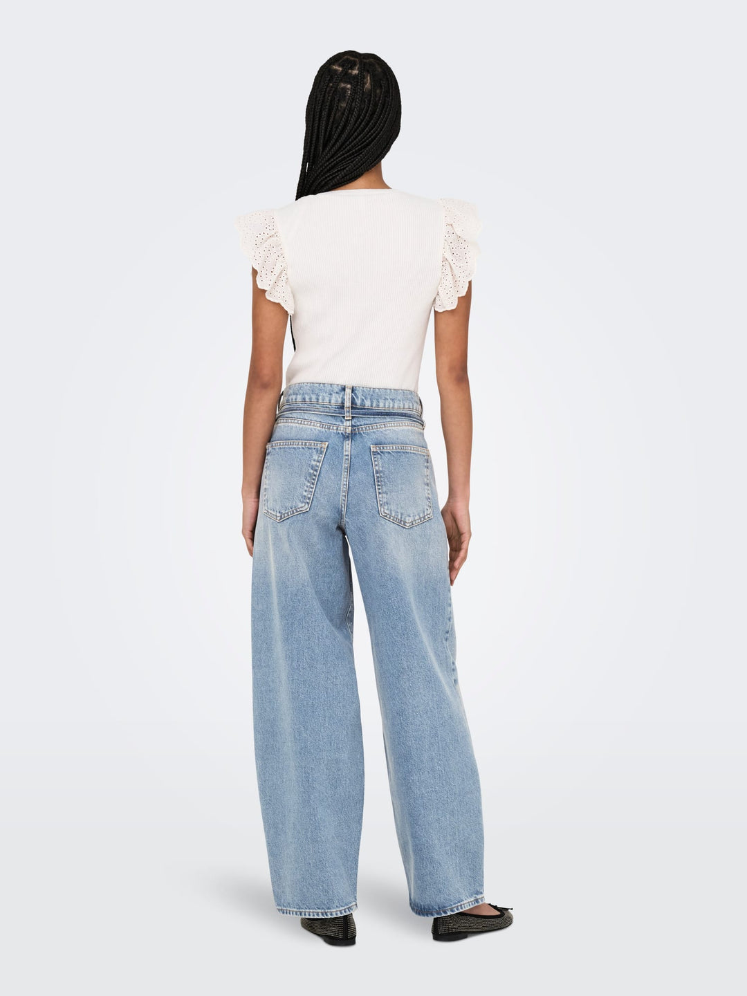 Only Gianna jeans regular-straight fit – dames - Blue Denim - L32