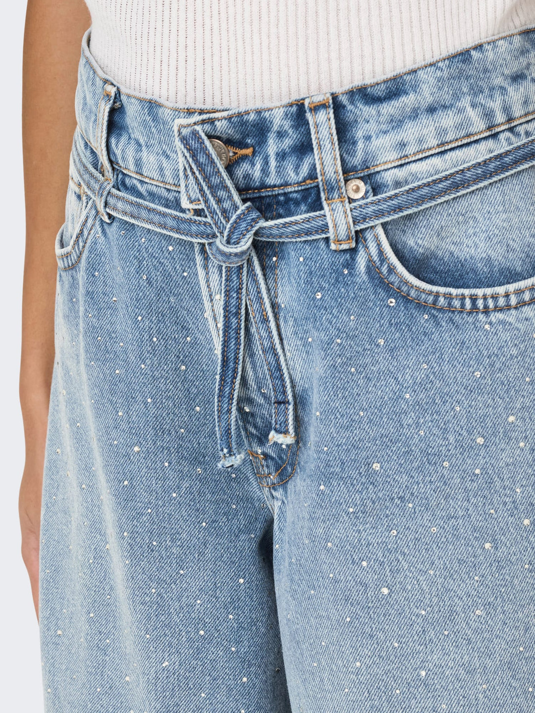 Only Gianna jeans regular-straight fit – dames - Blue Denim - L32