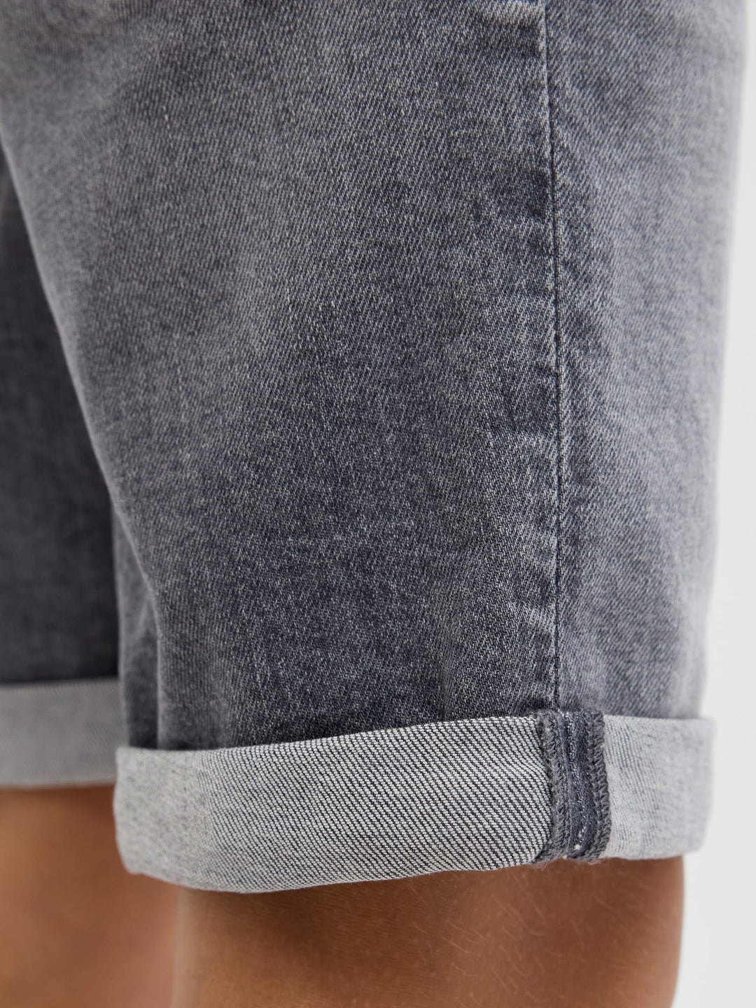Jack & Jones Kids short denim jongens - grey denim
