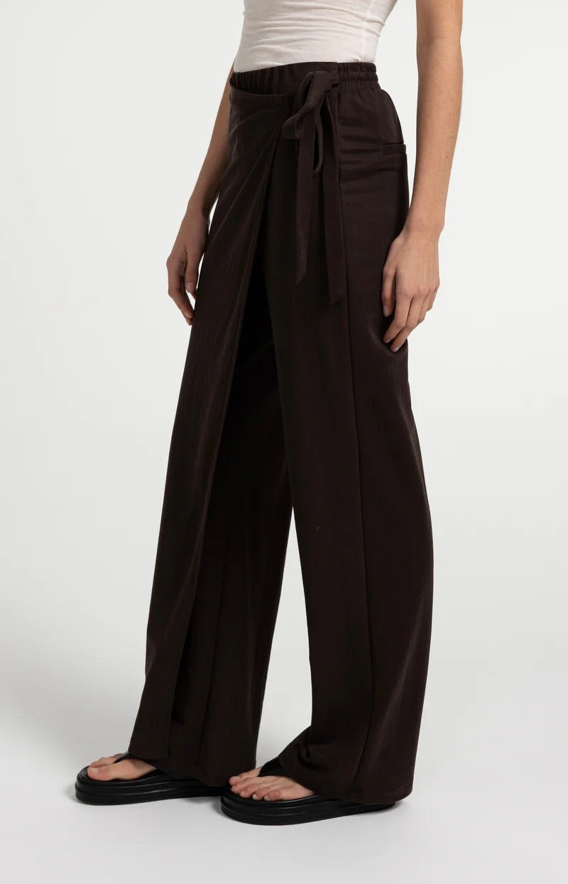 YAYA Women lange broek bruin – dames
