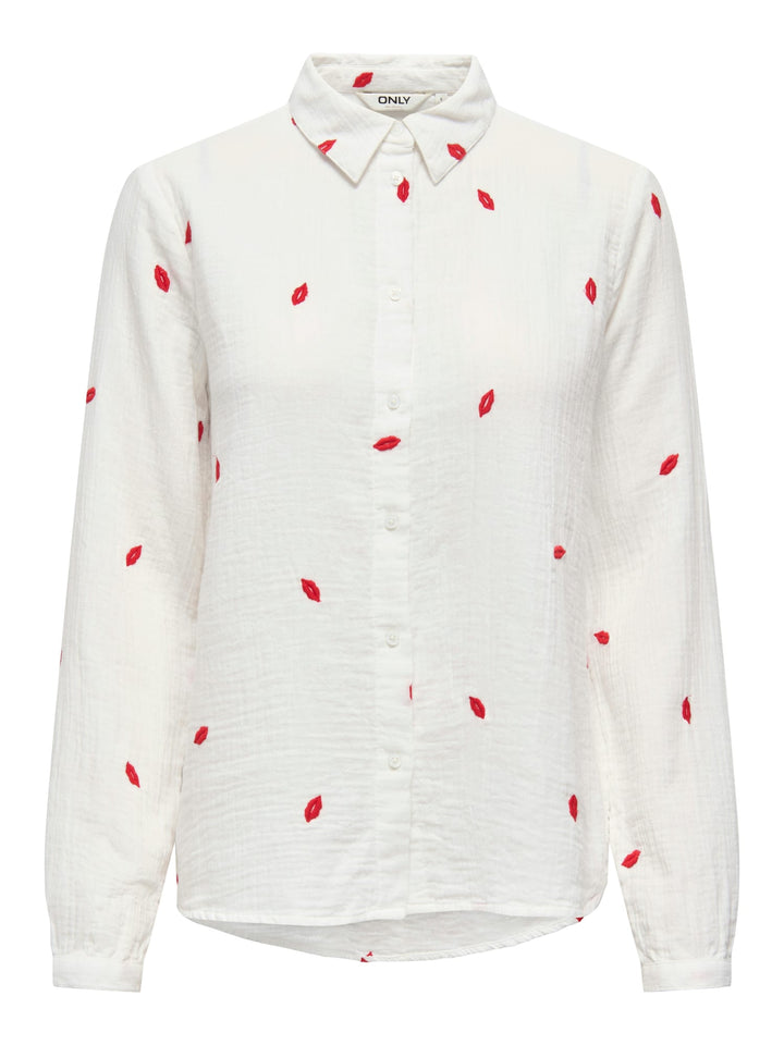 Only Noella blouse wit dessin – dames
