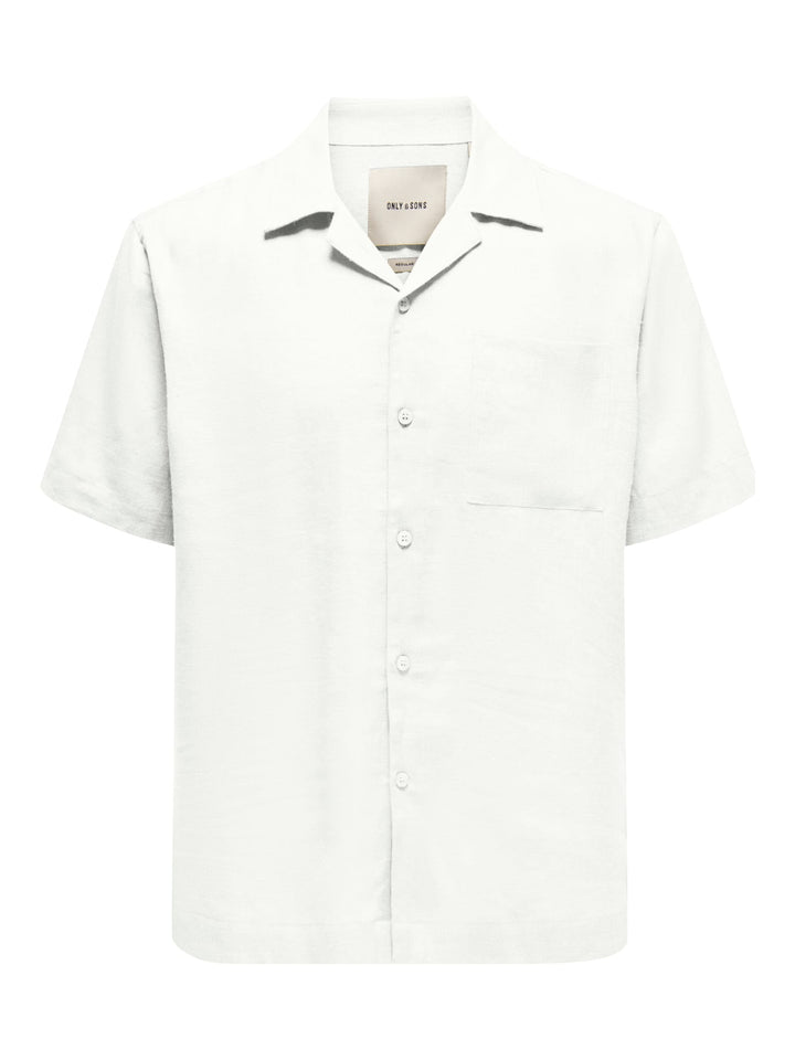 ONLY &amp; SONS 22036242 Laurence overhemd k/m heren off-white