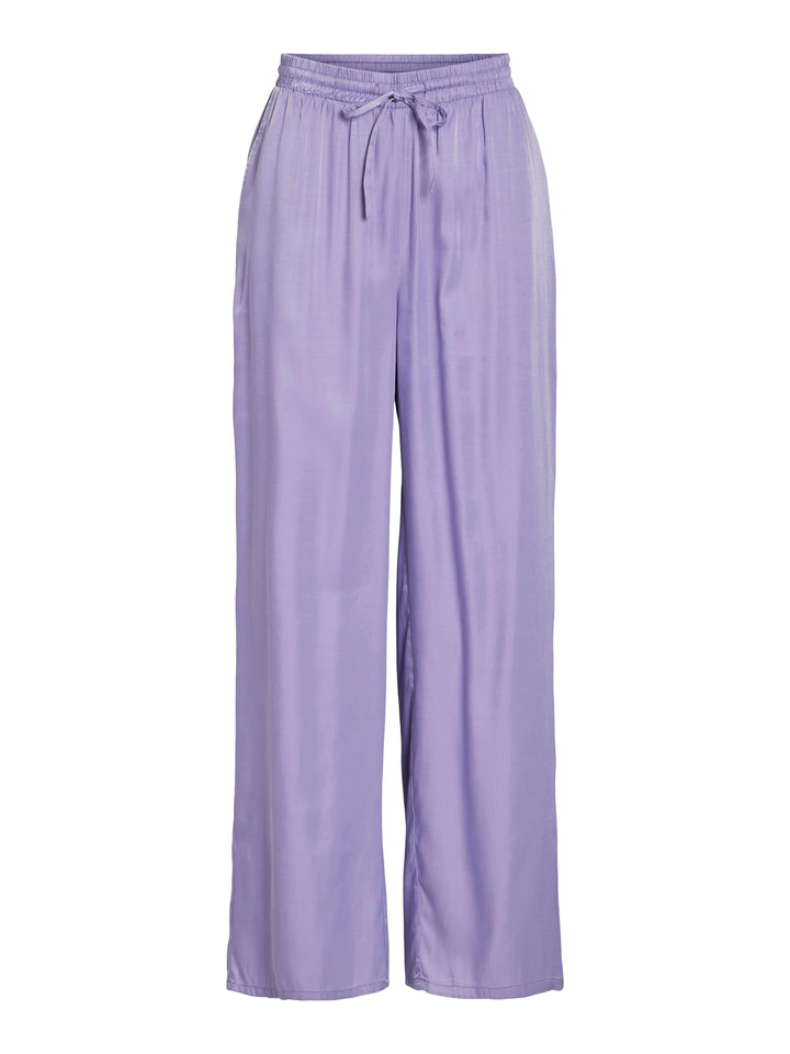 Vila VIBOLIS HW PANTS/1 paars – dames lange broek