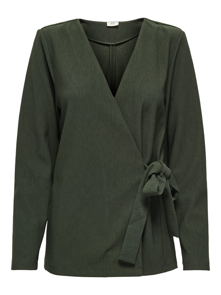 Jacqueline de Yong Vilma top donkergroen – dames