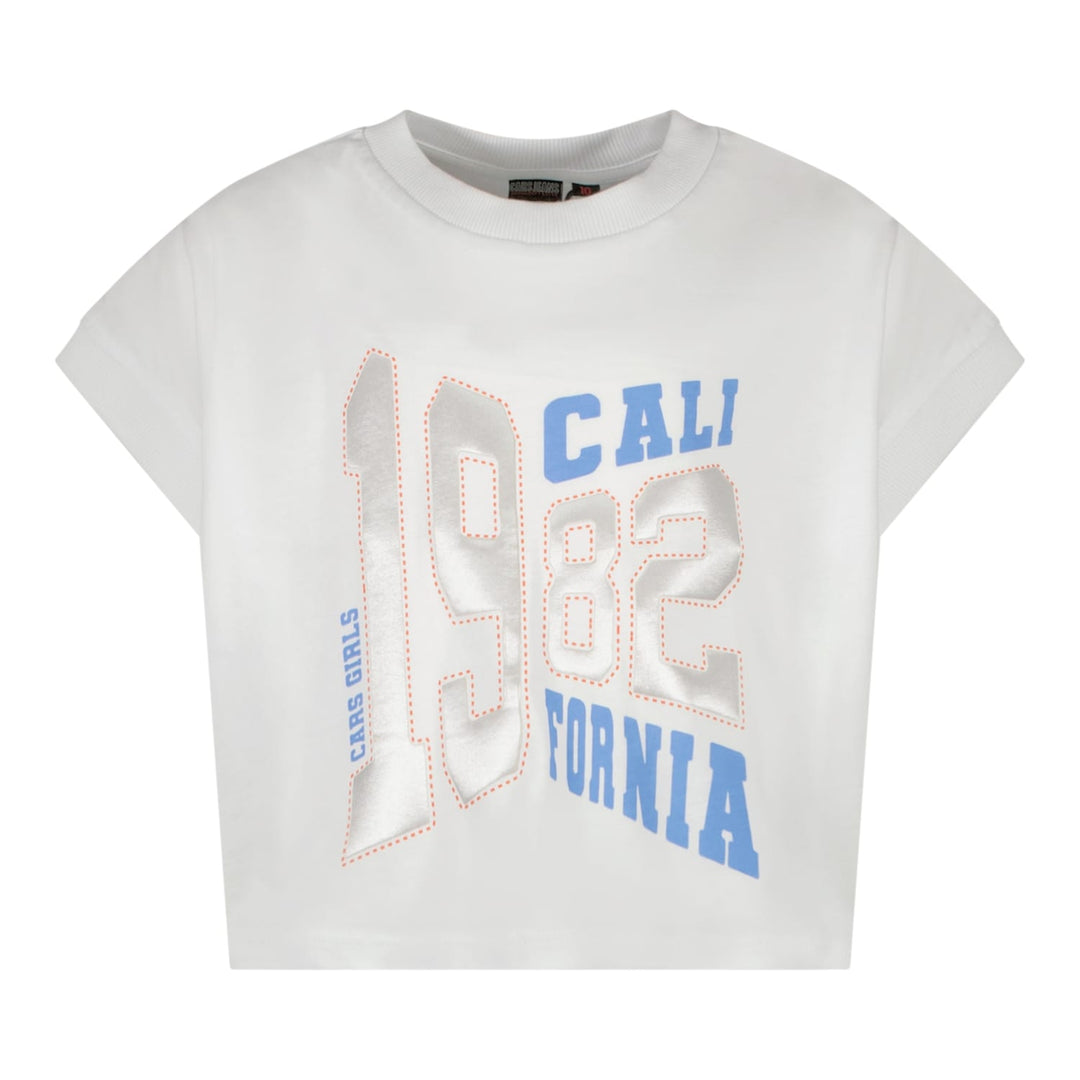 Cars Girls T-shirt wit dessin – meisjes