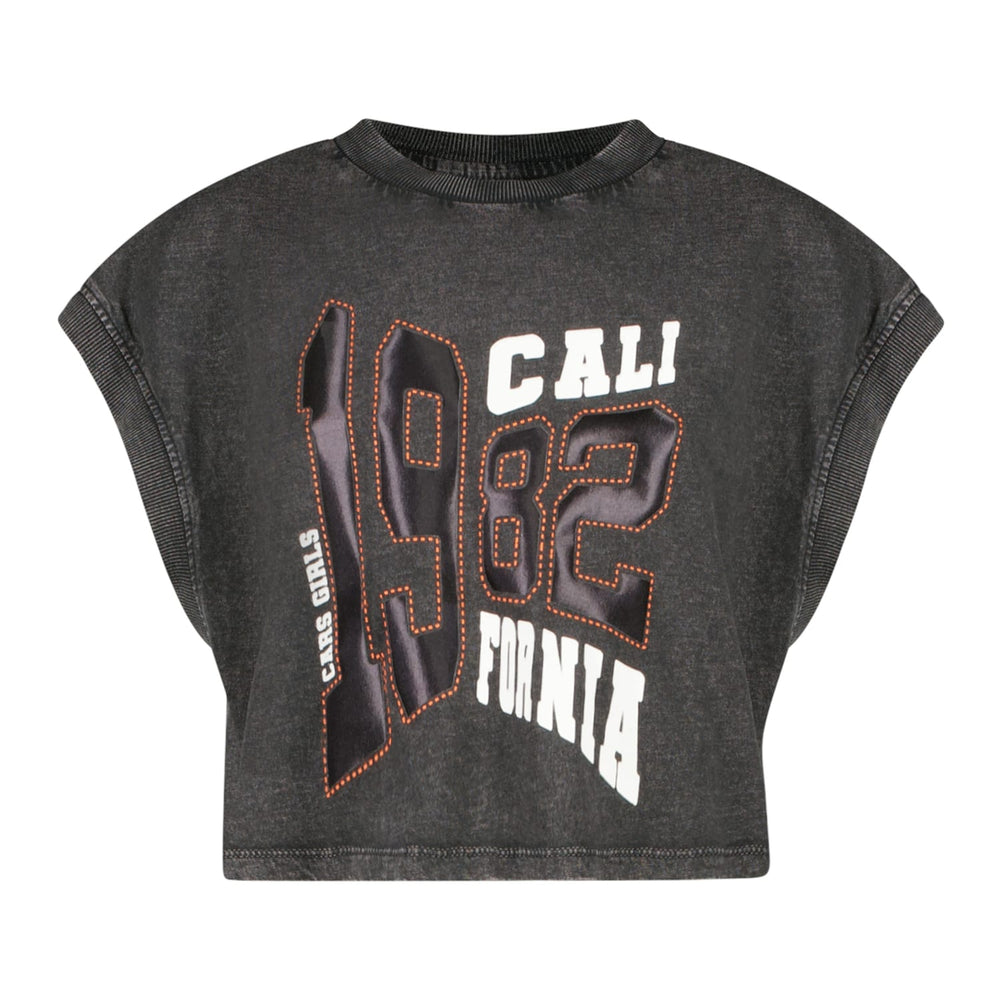 cars girls T-shirt zwart – meisjes