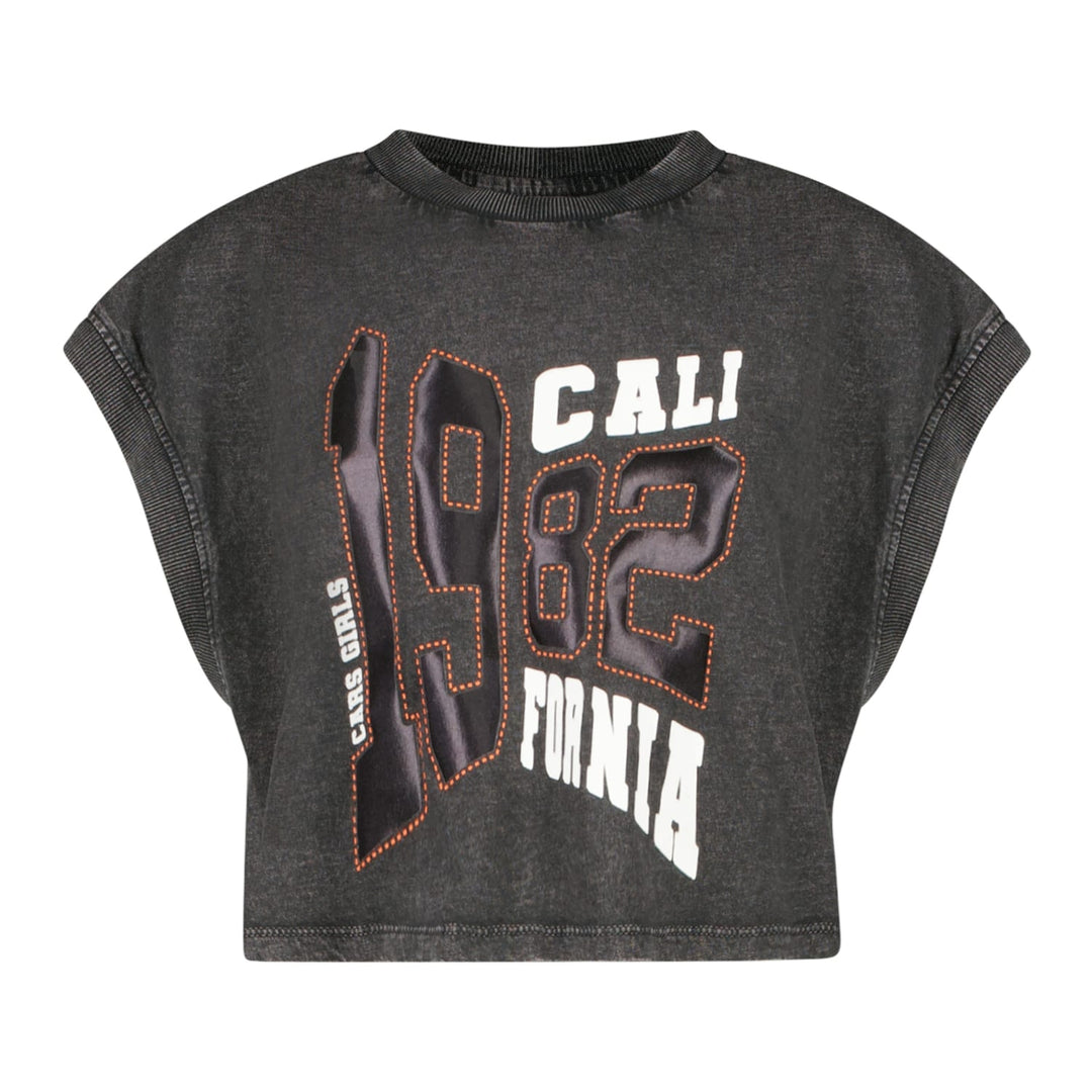 cars girls T-shirt zwart – meisjes