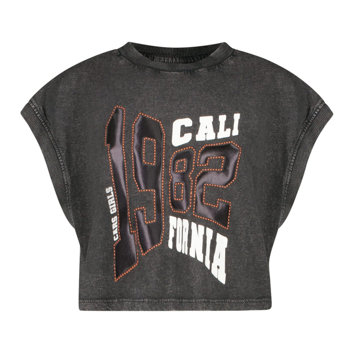 cars girls T-shirt zwart – meisjes