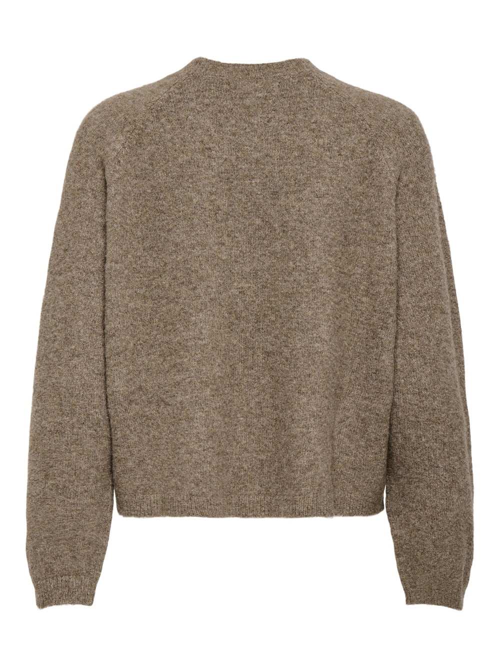 Only 15344118 Piemonte vest gebreid dames bruin melee