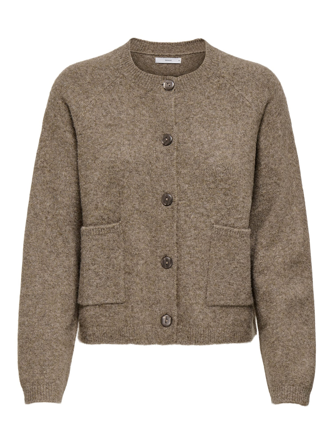 Only 15344118 Piemonte vest gebreid dames bruin melee