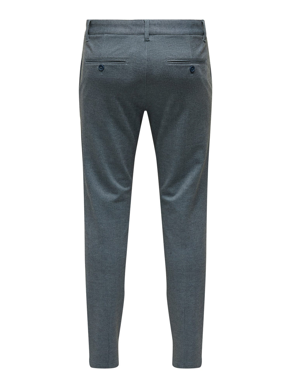 ONLY & SONS lange broek heren blauw dessin - L32