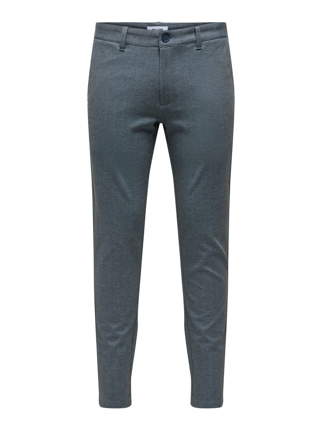 ONLY & SONS lange broek heren blauw dessin - L32