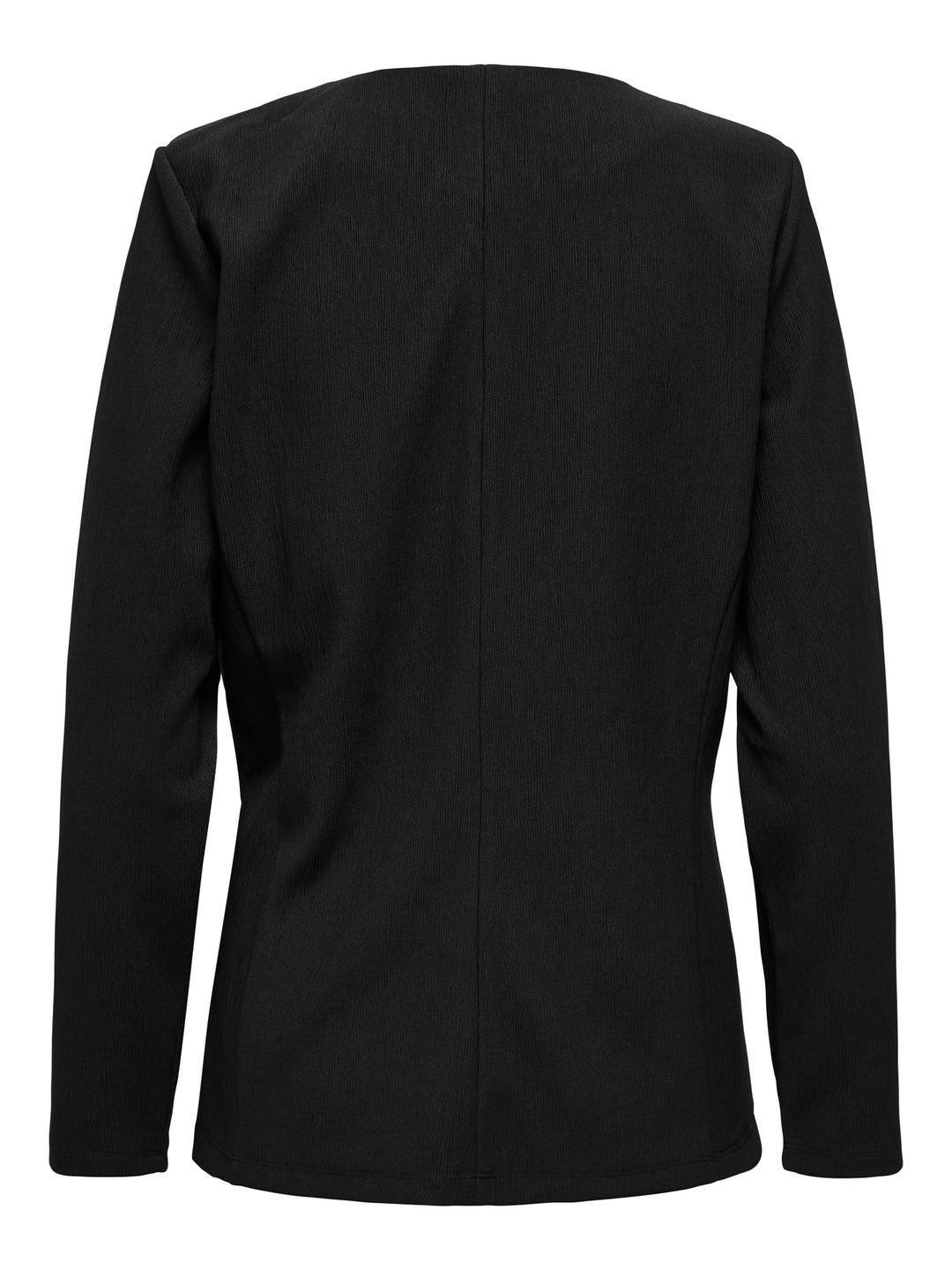 Jacqueline de Yong Vilma L/S Wrap Top zwart – dames