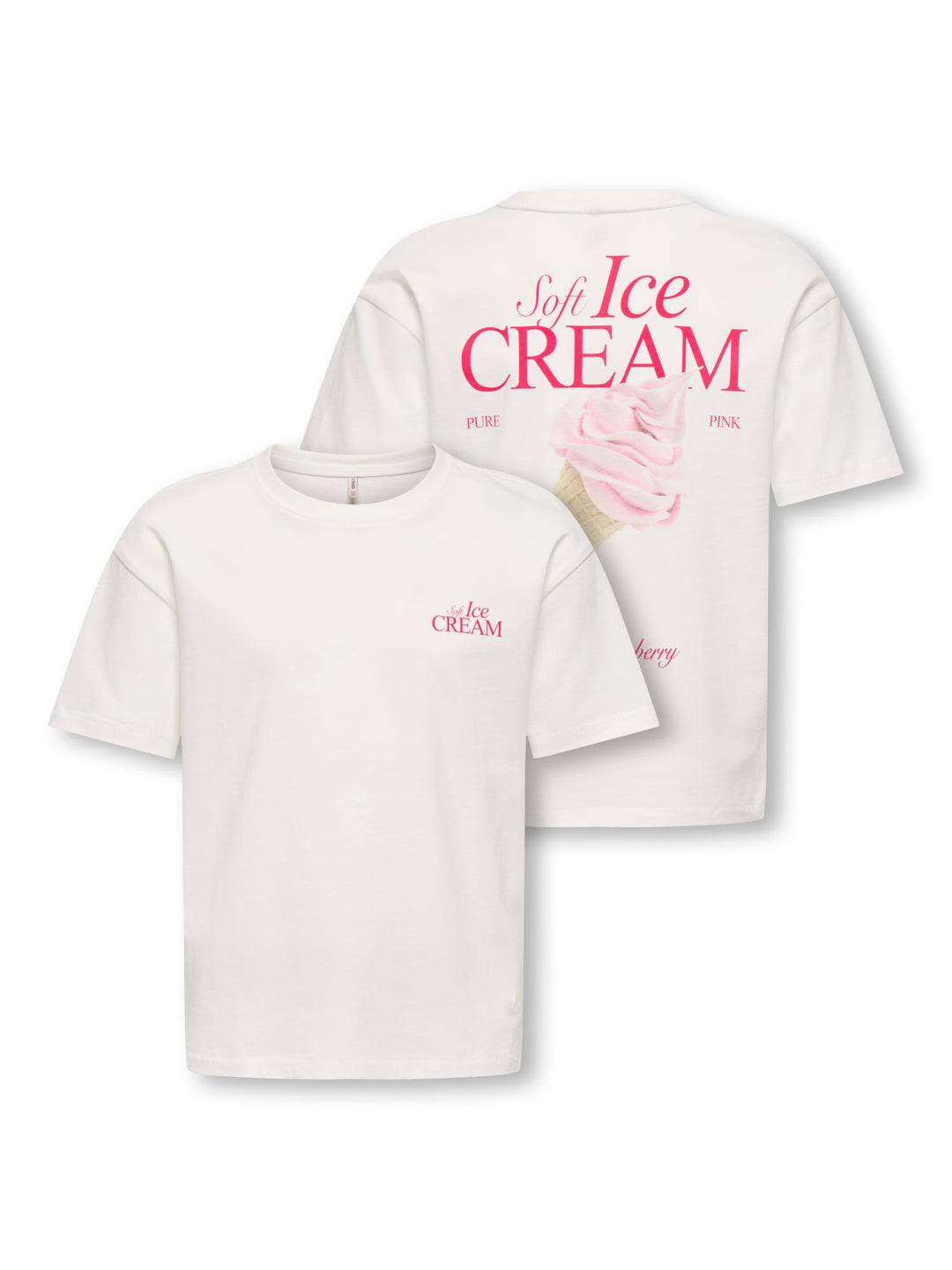 Kids Only T-shirt Helen – meisjes k/m - Off-white
