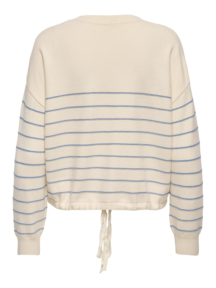 Only 15364038 Signe trui ecru dessin – dames