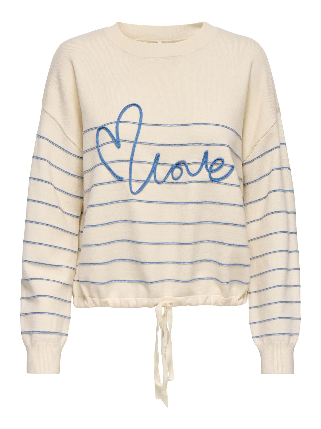 Only 15364038 Signe trui ecru dessin – dames