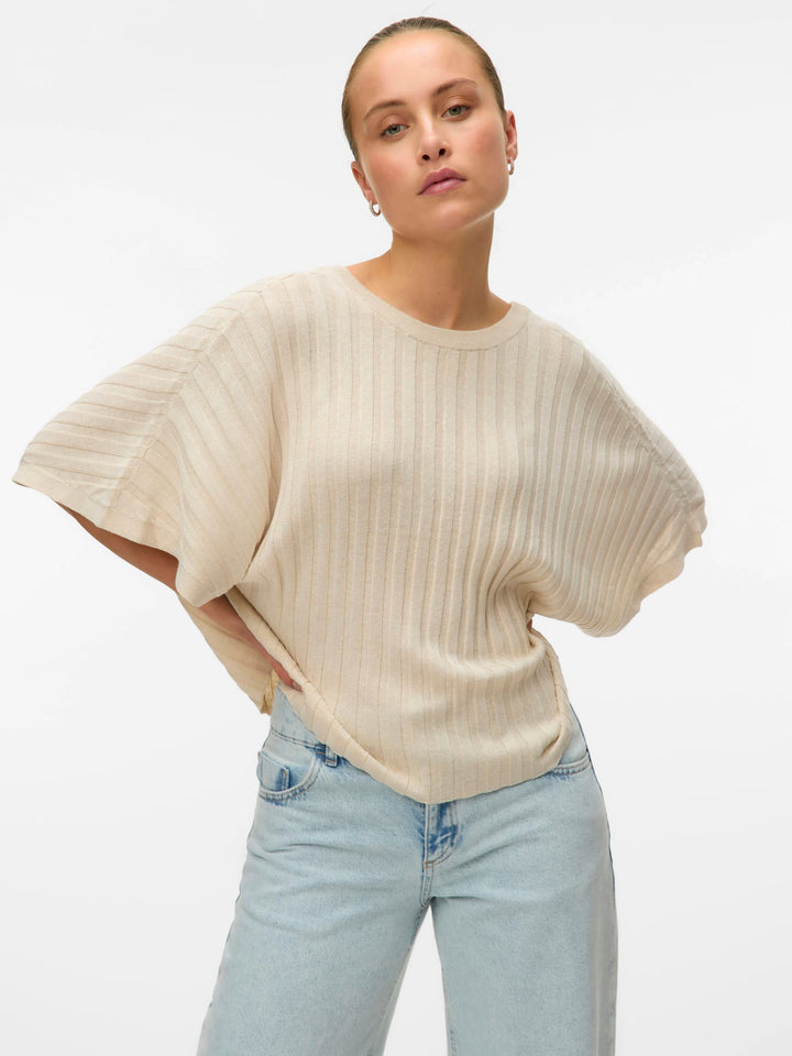 VERO MODA 10326444 barbados trui dames zand