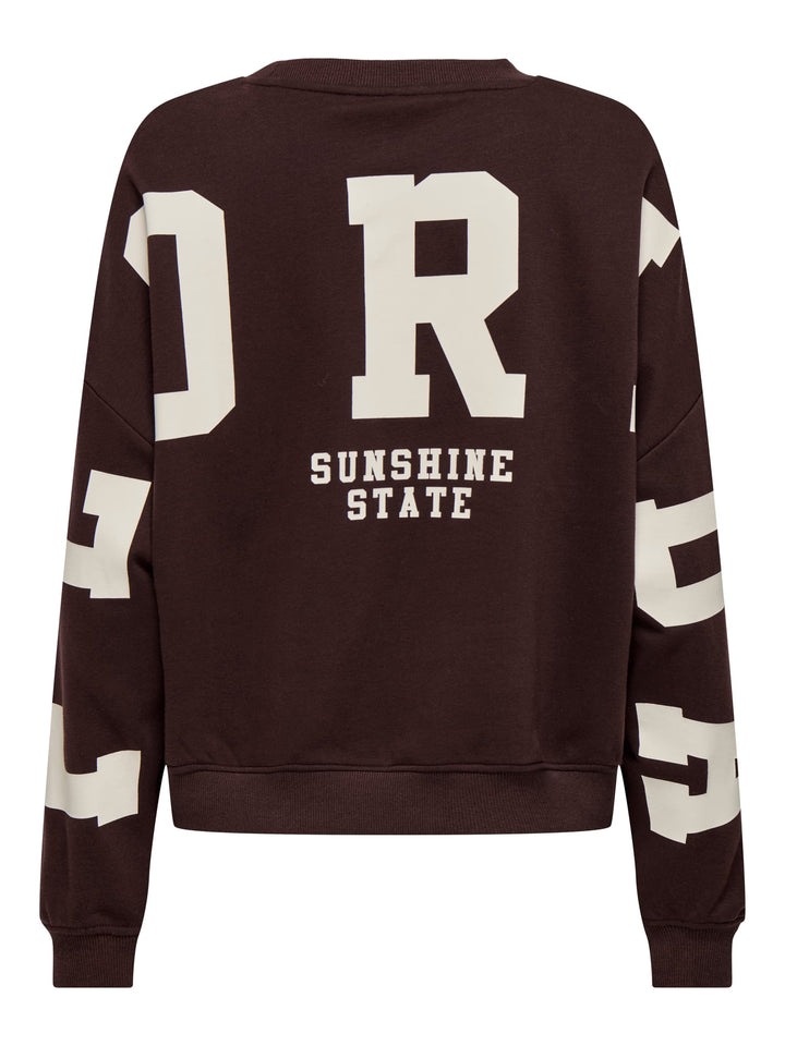 Only 15356793 Sweat bordeaux – dames