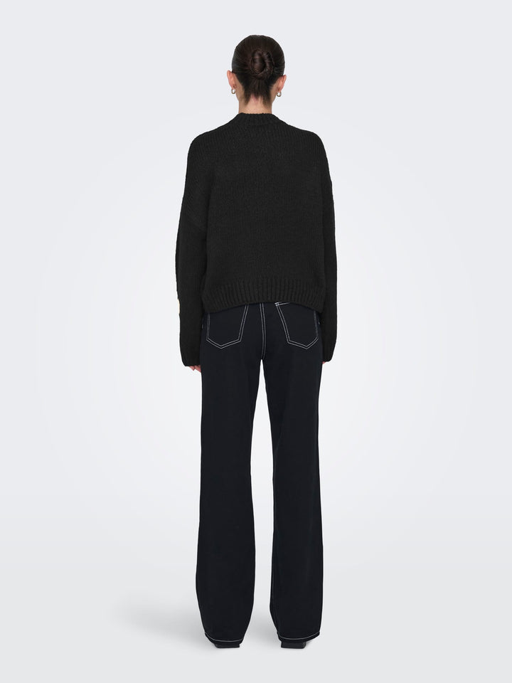 Jacqueline de Yong Kilian trui zwart dessin – dames