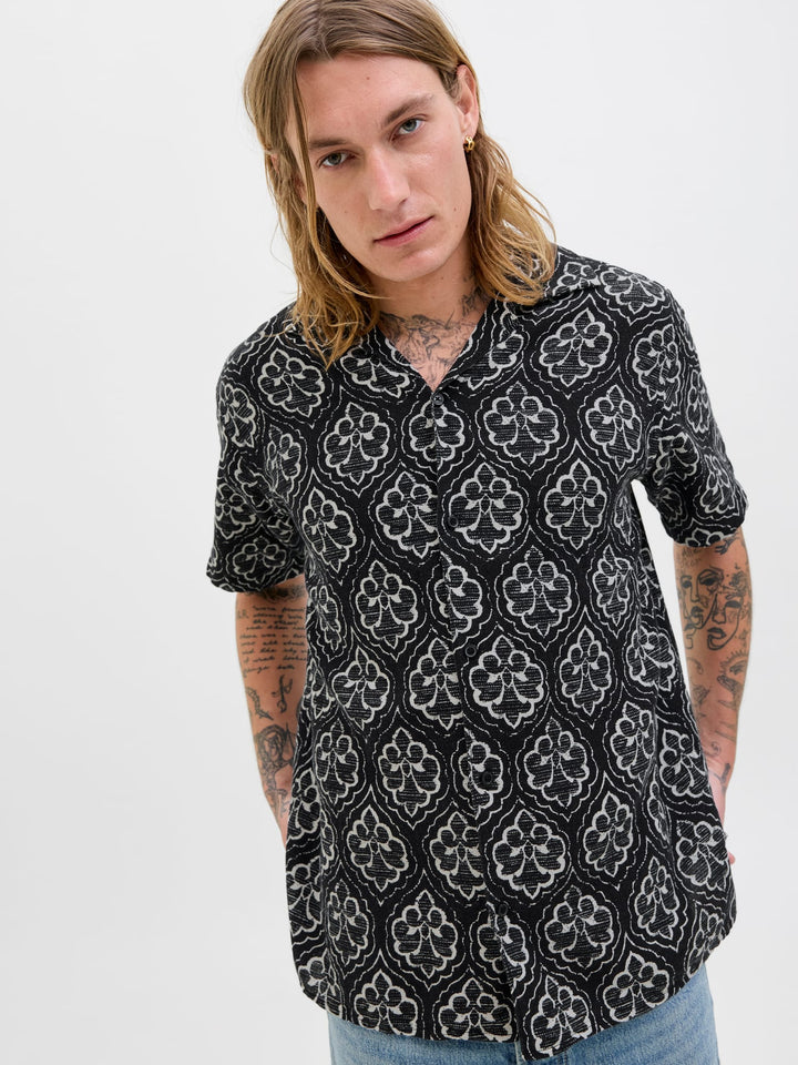 Jack & Jones Hydra overhemd zwart dessin – heren