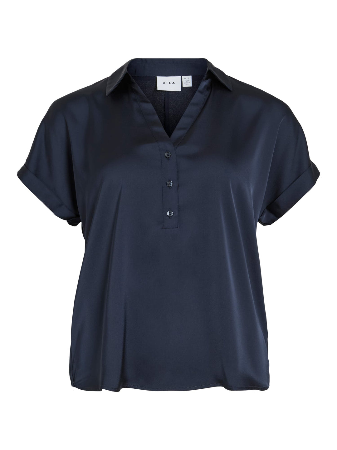 Vila 14107405 Enna top k/m navy – dames