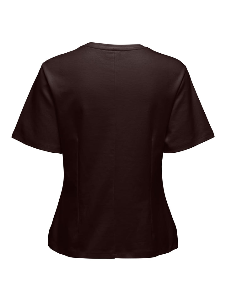 Jacqueline de Yong JDYEVA S/S Top bruin – dames