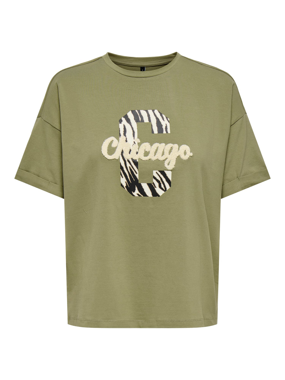 Only 15366009 Cia t-shirt army – dames