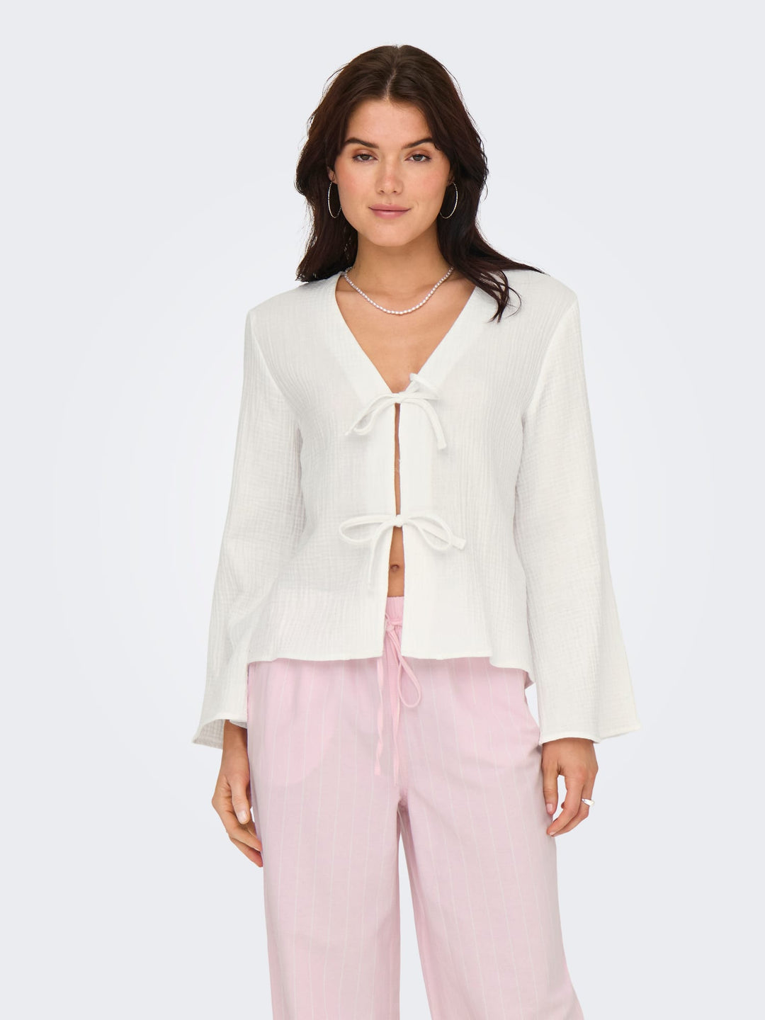 Jacqueline de Yong Theis blouse wit – dames top