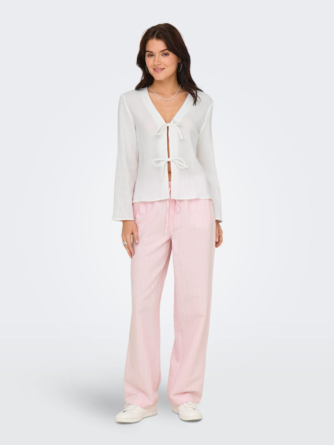 Jacqueline de Yong Theis blouse wit – dames top