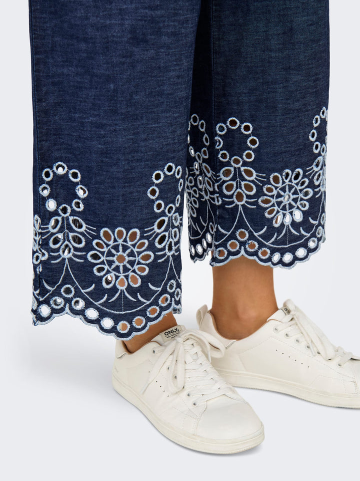 Jacqueline de Yong 15352785 Margot lange broek blue denim
