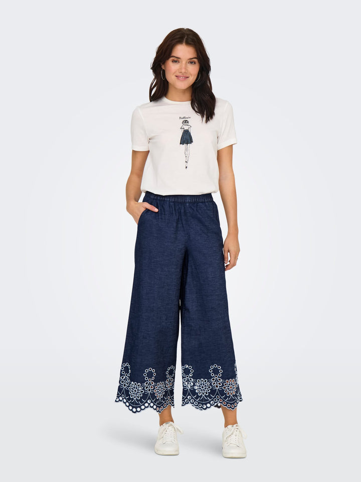 Jacqueline de Yong 15352785 Margot lange broek blue denim