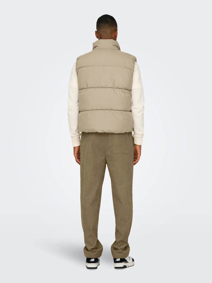 ONLY & SONS Sinus corduroy broek zand – heren