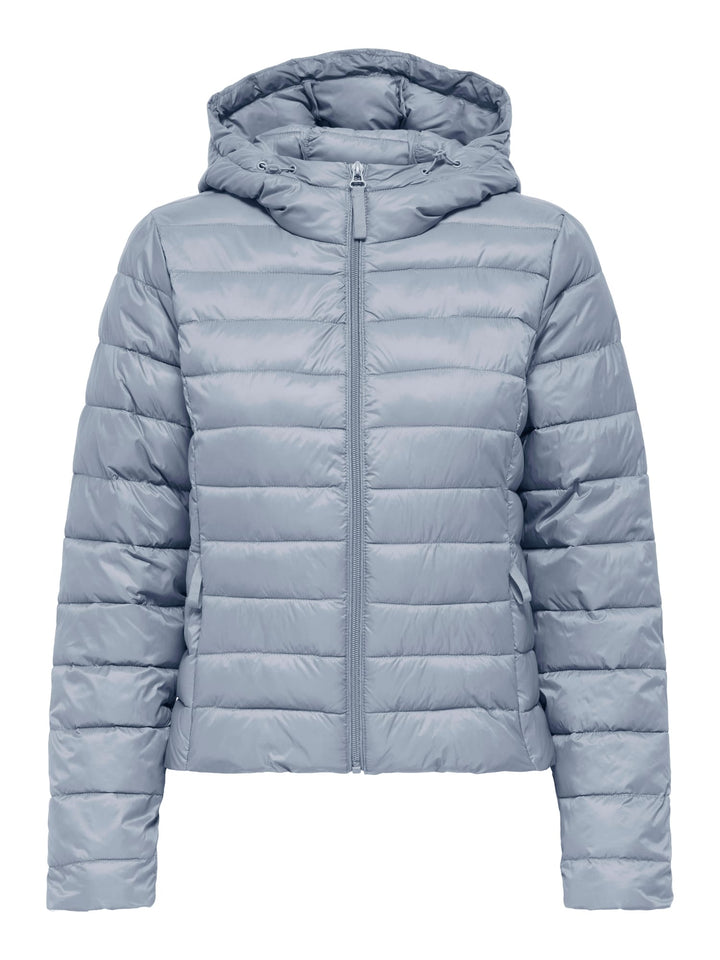 Only Tahia gequilte jas lichtblauw – dames