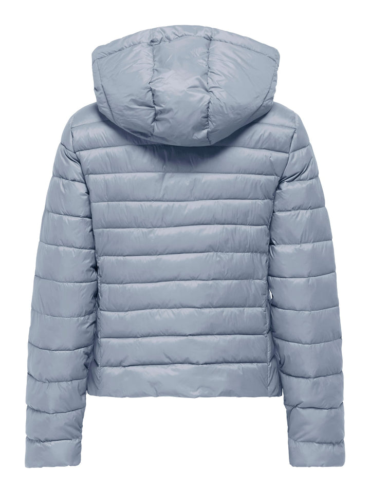 Only Tahia gequilte jas lichtblauw – dames