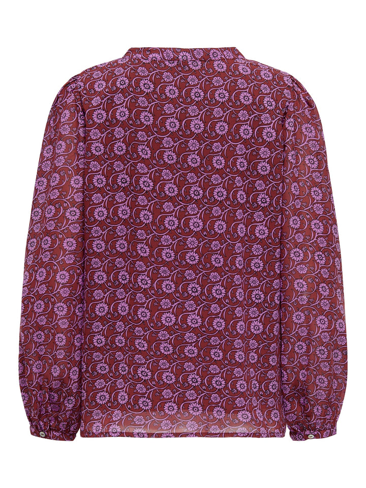 Only ONLSTAR LIFE L/S V-NECK TOP groen – dames top