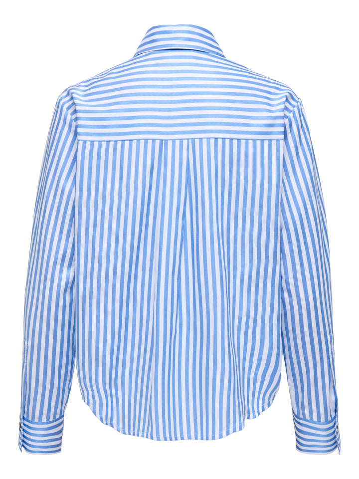 Only Lyra blouse blauw dessin – dames