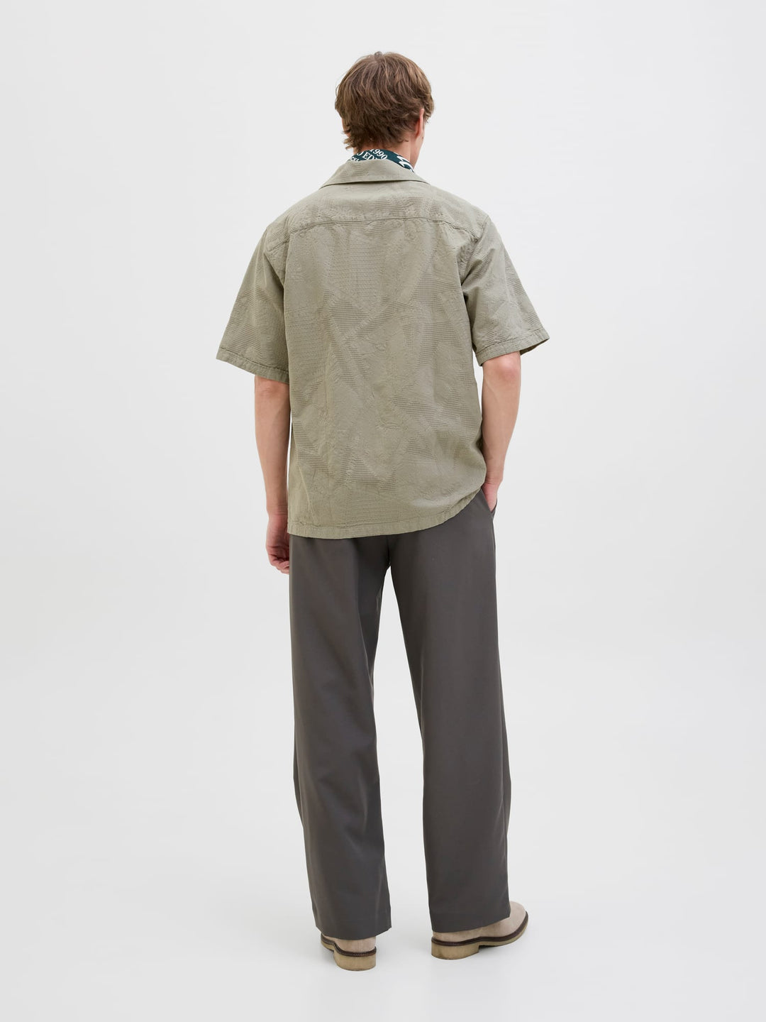 Jack & Jones BluLuke overhemd olijf – heren