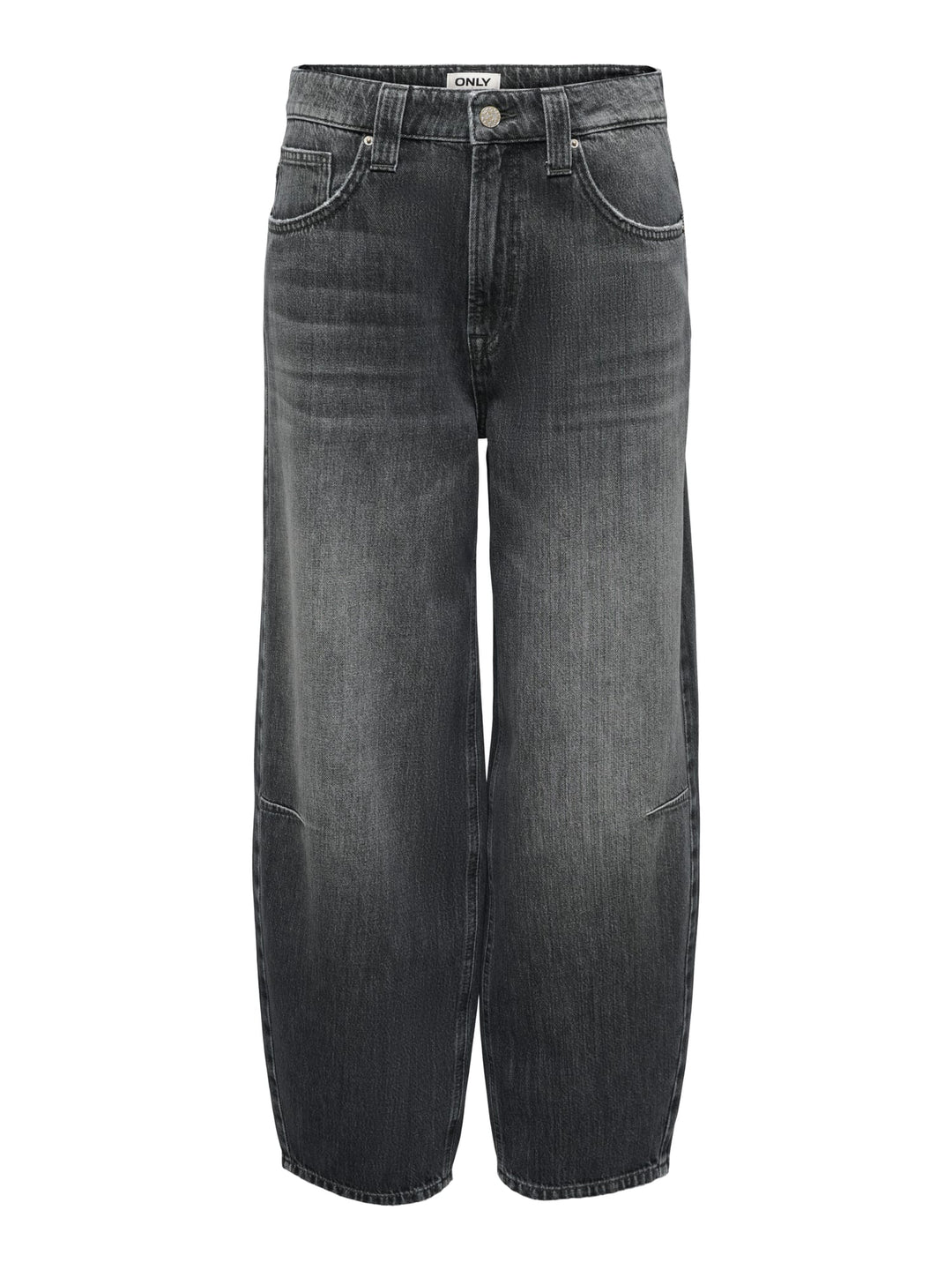 Only Frankie baggy fit jeans zwart denim – dames - Black Denim - L32